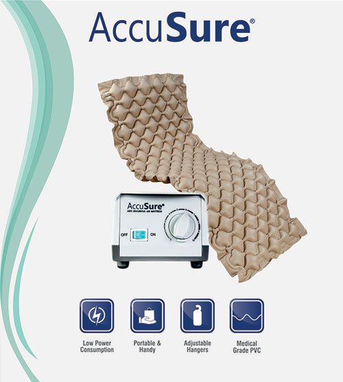 accusure anti decubitus air mattress